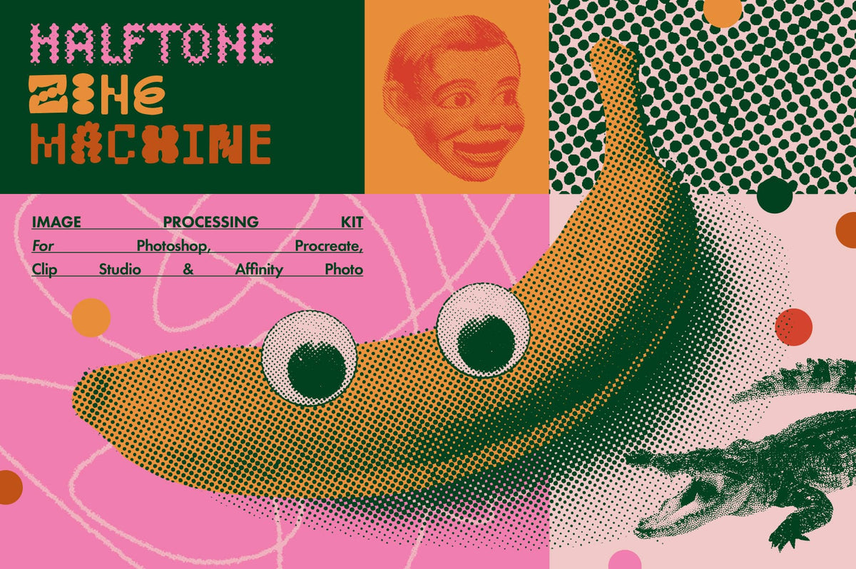Halftone Zine Machine – True Grit Texture Supply