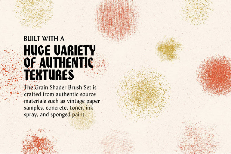 Grain Shader Brush Set