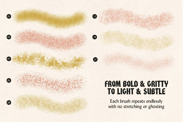 Grain Shader Brush Set