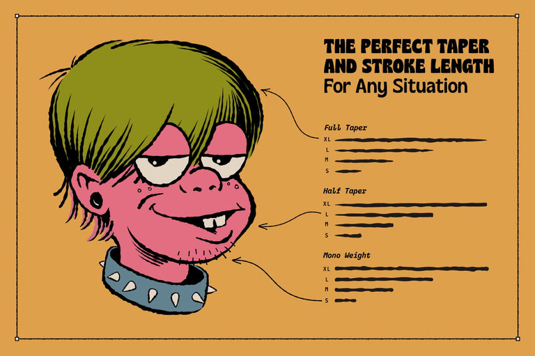 The ultimate vector inking system for Adobe Illustrator and Affinity Designer.