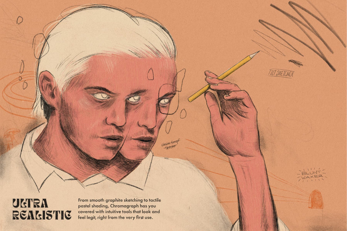 Chromagraph Pencils, Pastels & Charcoals. – True Grit Texture Supply