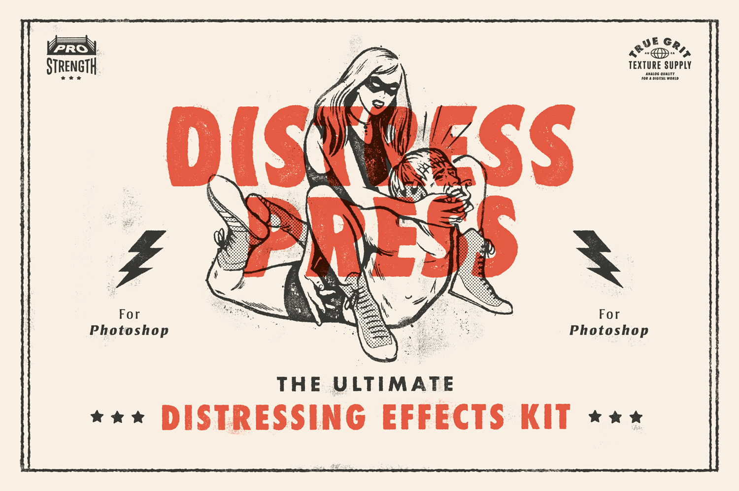 DISTRESS PRESS: The Ultimate Distressing Effects Kit for Photoshop ...