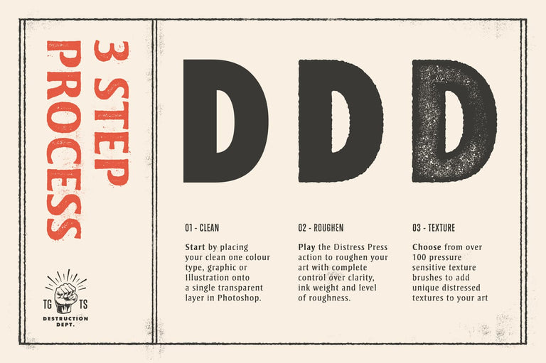 Distress Press for Photoshop
