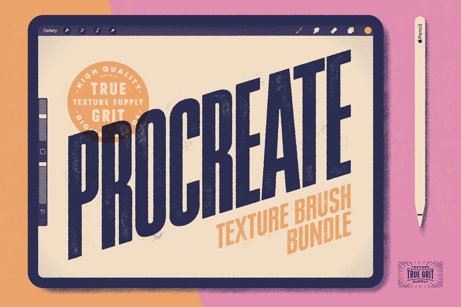 The Procreate Texture Brush Bundle – True Grit Texture Supply
