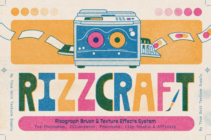 Photoshop & Procreate Textures and Brushes | True Grit Texture Supply