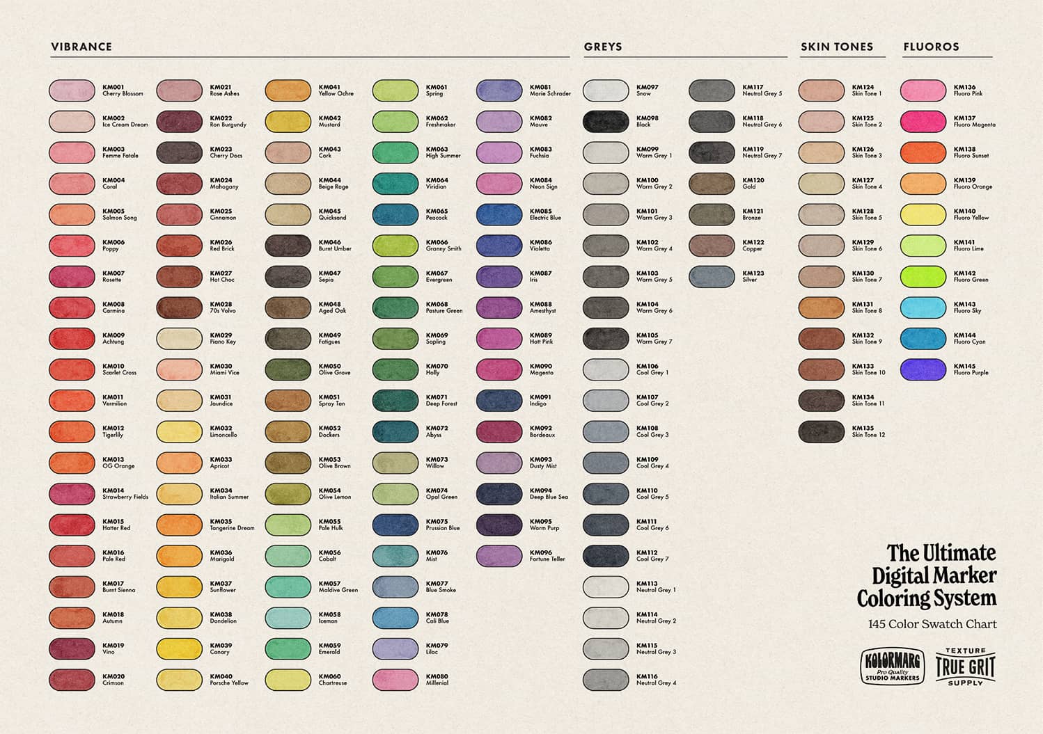 KolorMarc Markers for Affinity 13 KolorMarc Markers for Affinity Swatch Guide 66fdcd53 e45b 4c51 bed5 c4f1f19bb280