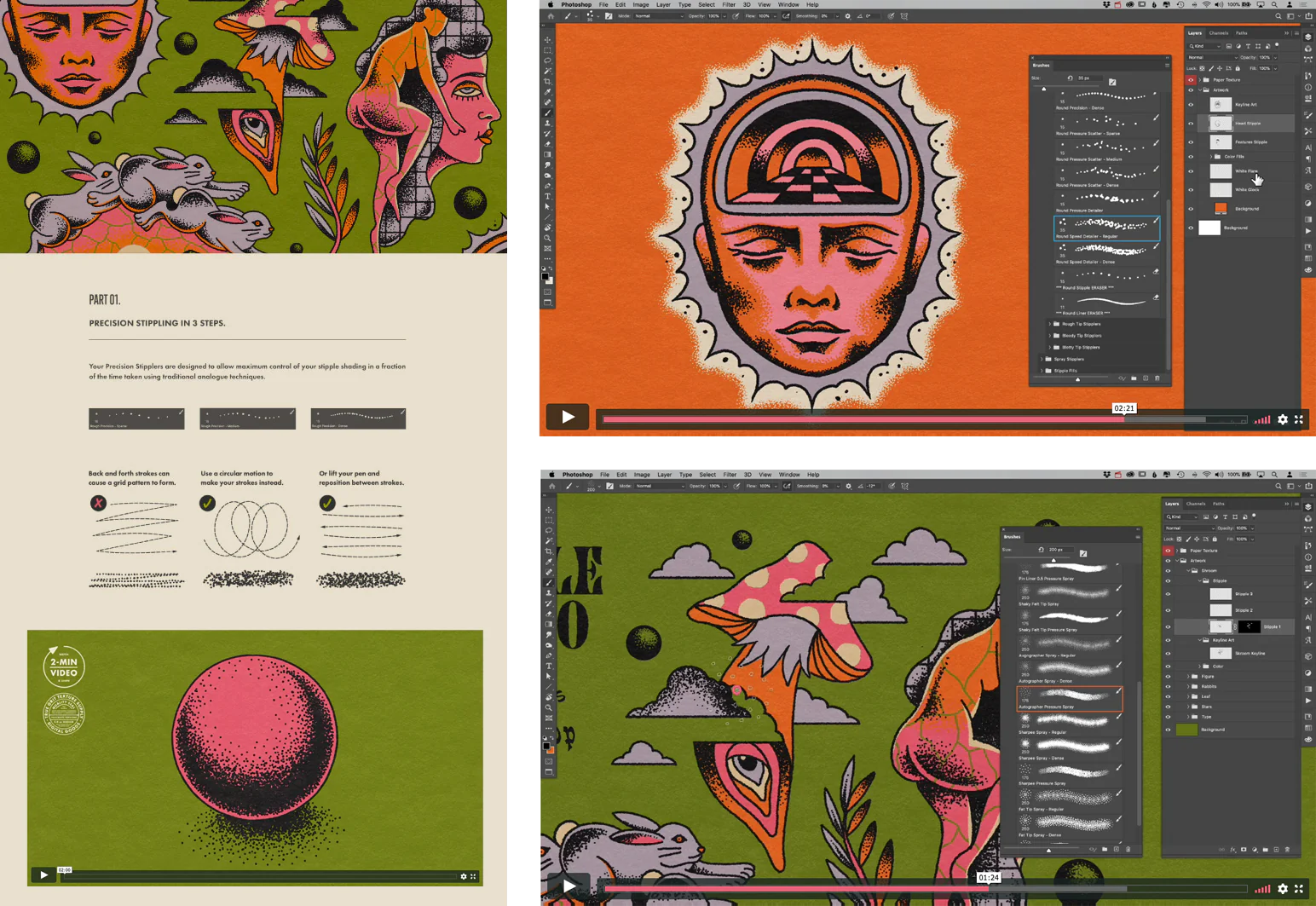 Stipple Studio for Affinity 13 Tutorial Screenshot