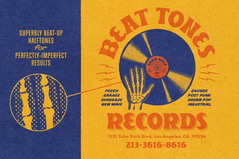 Best Retro Vintage Distressed Halftone Brushes for Photoshop, Procreate, Clip Studio and Affinity