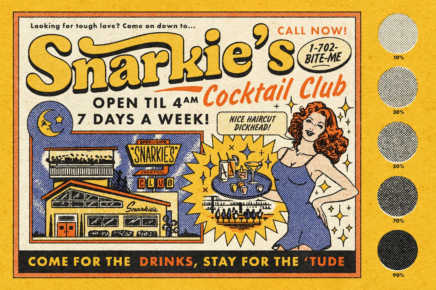 Best Retro Vintage Distressed Halftone Brushes for Photoshop, Procreate, Clip Studio and Affinity