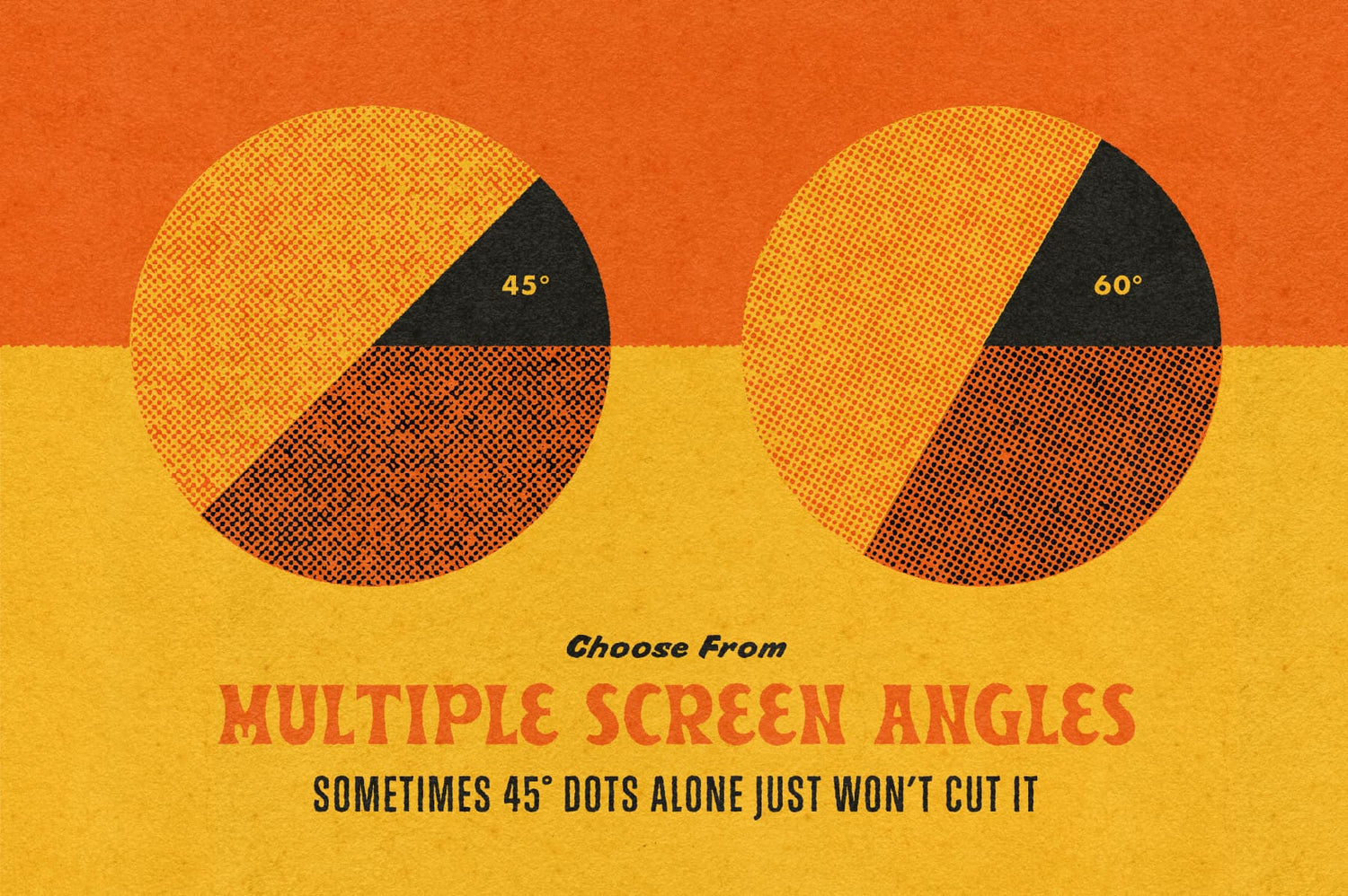 Best Retro Vintage Distressed Halftone Brushes for Photoshop, Procreate, Clip Studio and Affinity