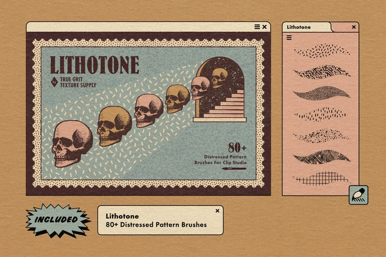 Best Retro Vintage Free Brushes Professional For Clip Studio Paint 