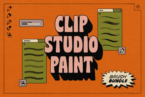 Best Retro Vintage Free Brushes Professional For Clip Studio Paint 