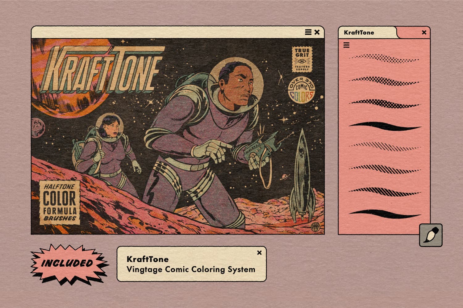 Best Retro Vintage Free Brushes Professional For Clip Studio Paint 