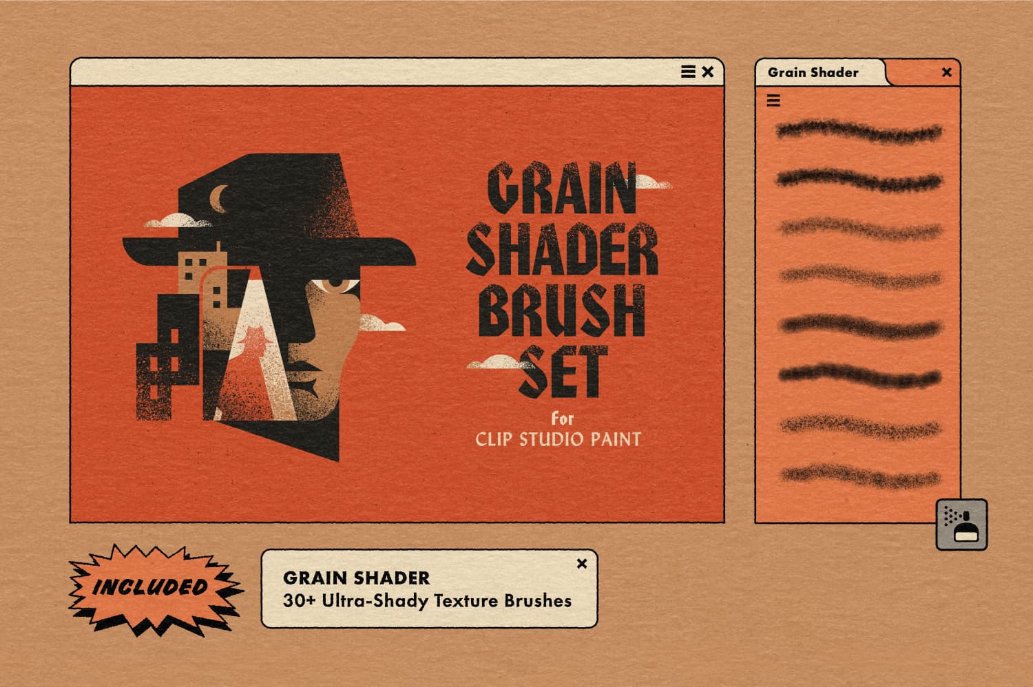 Best Retro Vintage Free Brushes Professional For Clip Studio Paint 