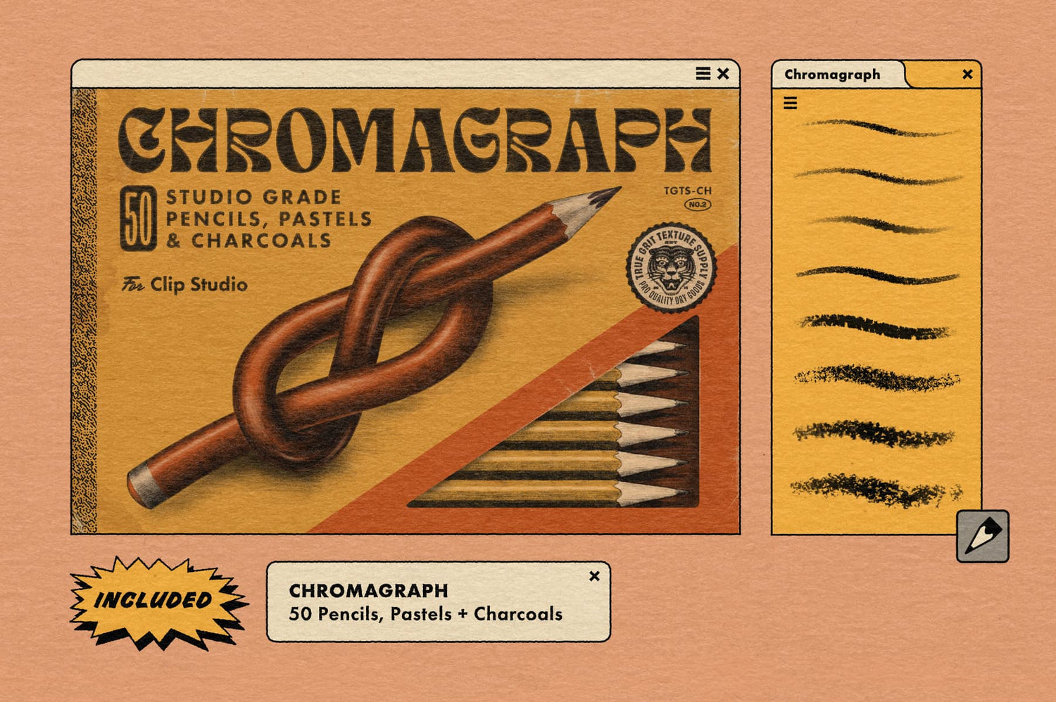 Best Retro Vintage Free Brushes Professional For Clip Studio Paint 