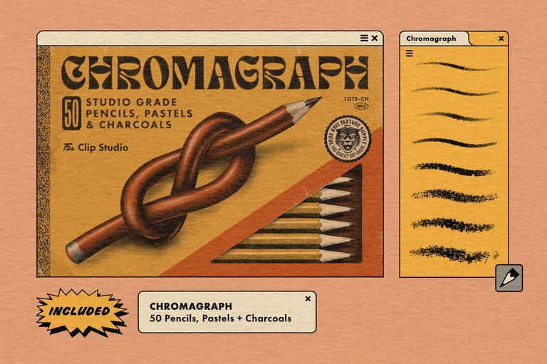 Best Retro Vintage Free Brushes Professional For Clip Studio Paint 