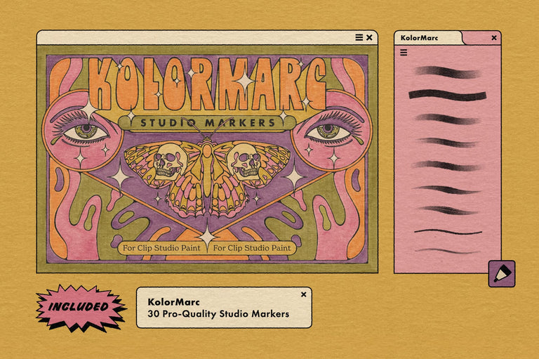 Best Retro Vintage Free Brushes Professional For Clip Studio Paint 