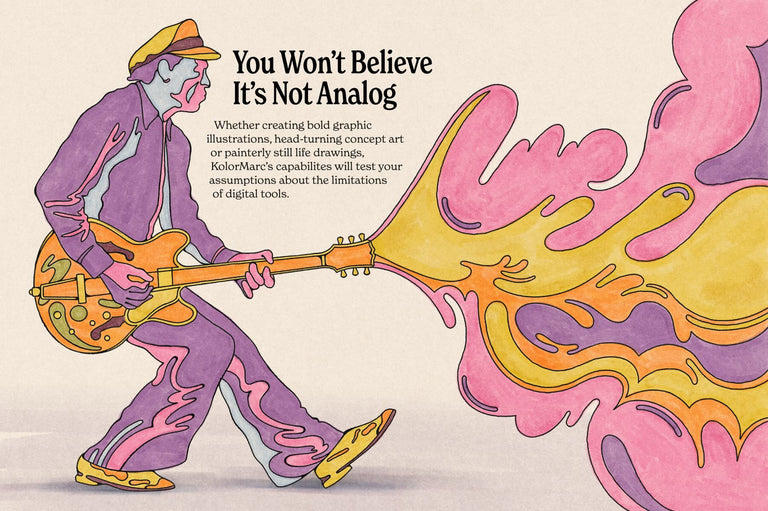 Digital Copic Alcohol Studio Markers for Photoshop, Procreate, Clip Studio and Affinity Photo