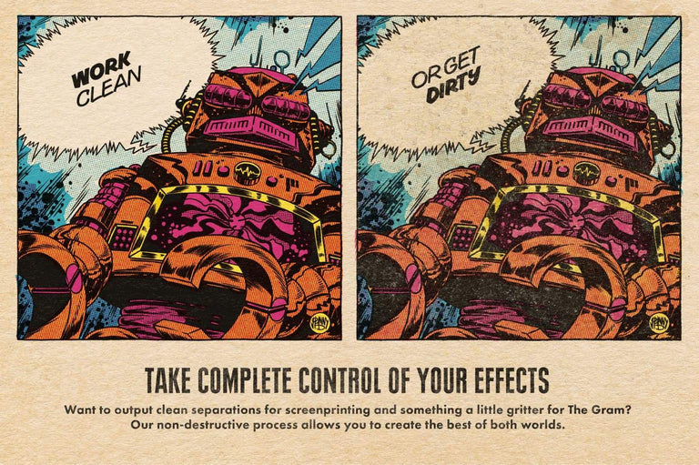 KraftTone Comic Color Halftone Brushes