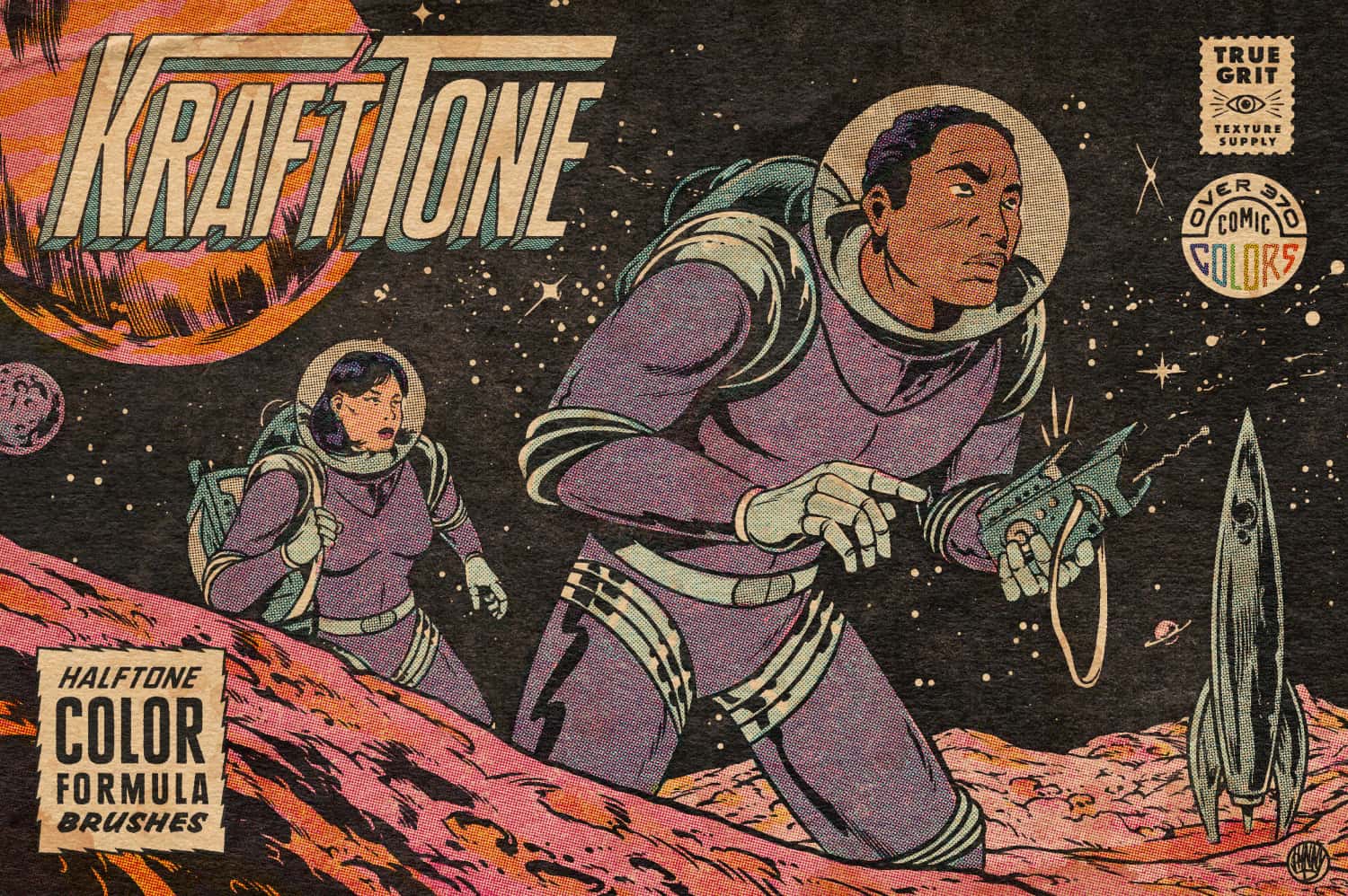 Vintage Comic Book Texture