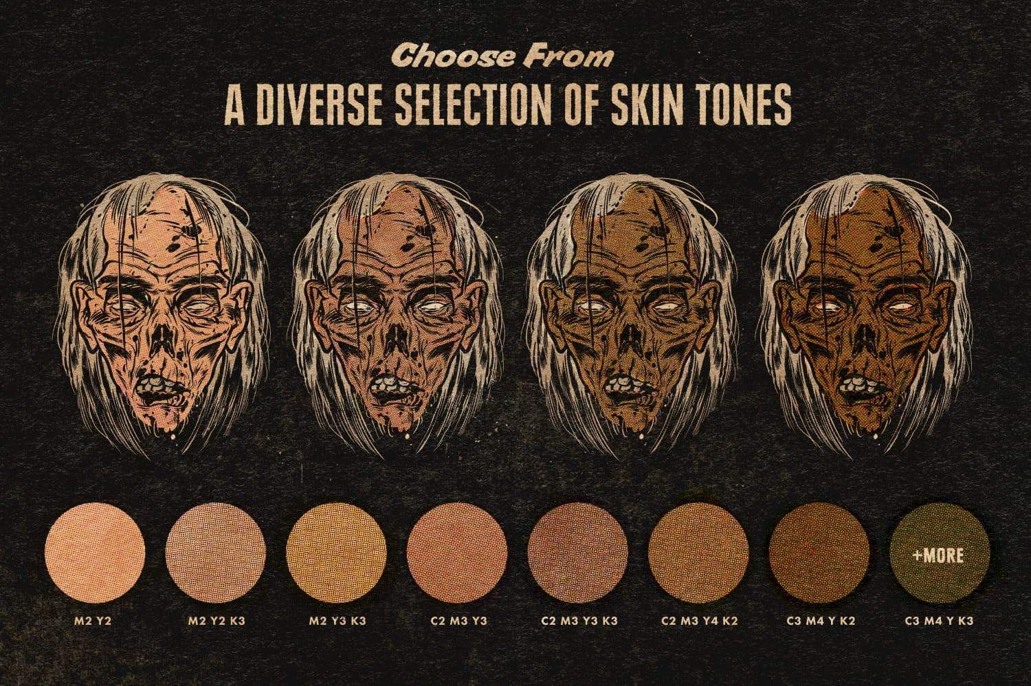 KraftTone Comic Color Halftone Brushes