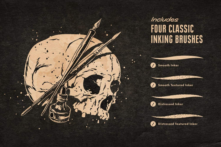 KraftTone Comic Color Halftone Brushes