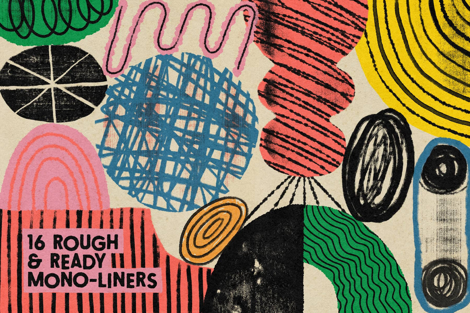 Monomania Monoline Brushes For Photoshop Procreate Clip Studio and Affinity