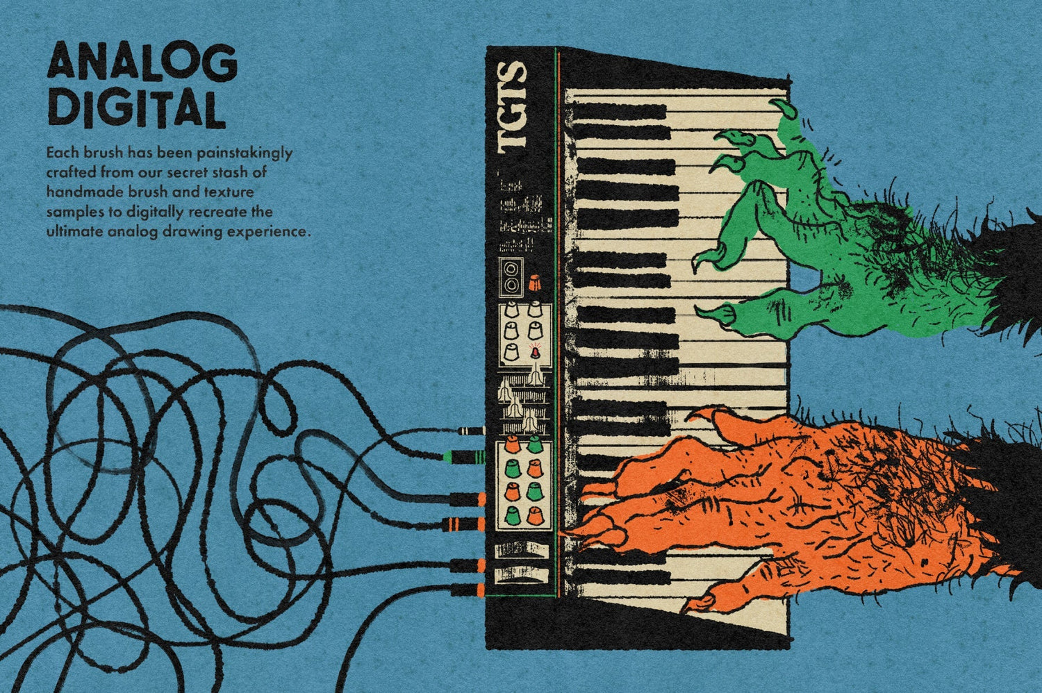 Monomania Monoline Brushes For Photoshop Procreate Clip Studio and Affinity